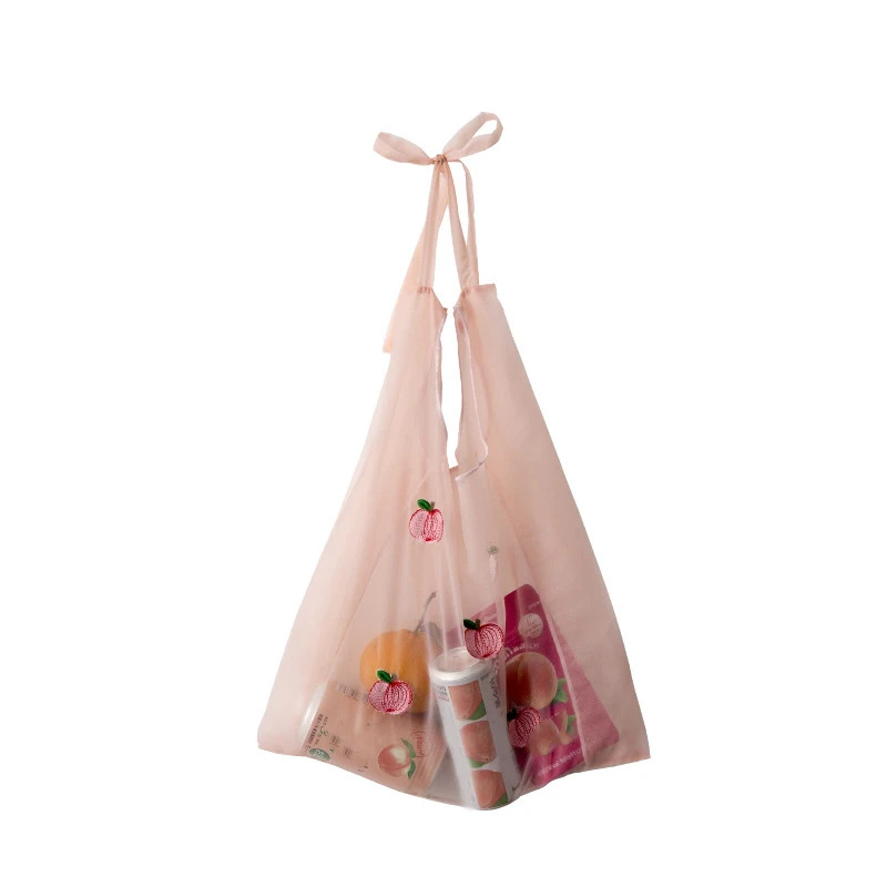 

Women's Handbag Fashion Cartoon Leisure Fruit Embroidery Shoulder Bag Large Capacity Shopping Bag Tote Bag