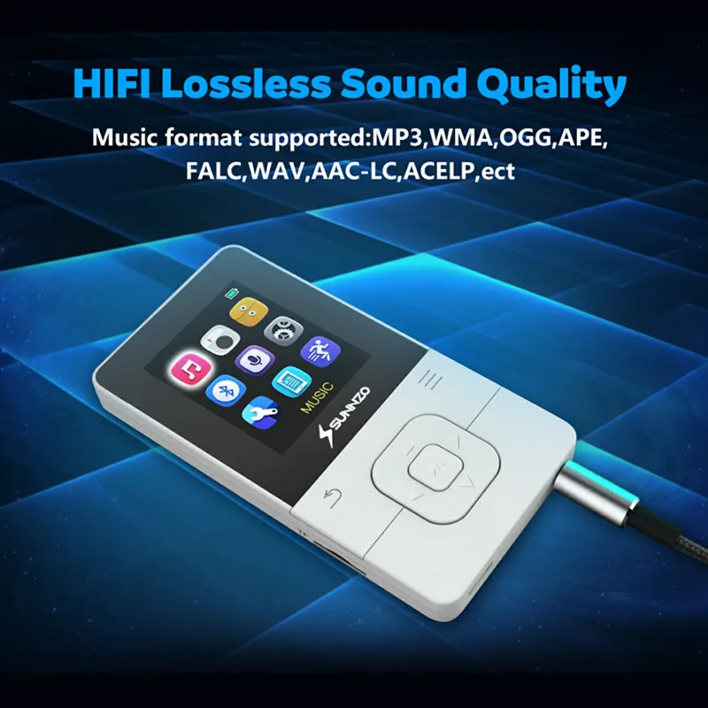 Новый Bluetooth Mp3 студенческий Walkman электронная книга чтение маленькая карта запись