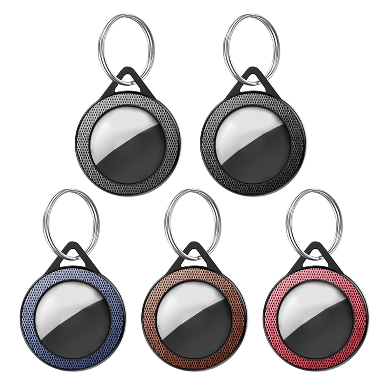 

1PC Full Cover PC Hard Shell Case Protective Cover Compatible with Airtags Case Waterproof and Washable Keychain