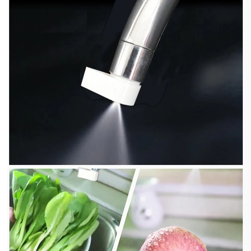 Смеситель для кухонной раковины аэратор 2 режима регулируемый фильтр воды