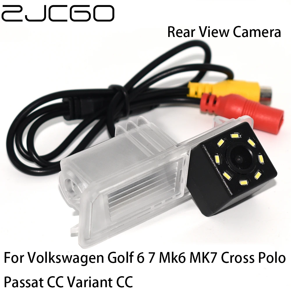ZJCGO CCD HD Автомобильная камера заднего вида для Volkswagen Golf 6 7 Mk6 MK7 Cross Polo Passat CC Variant B6 B7 |