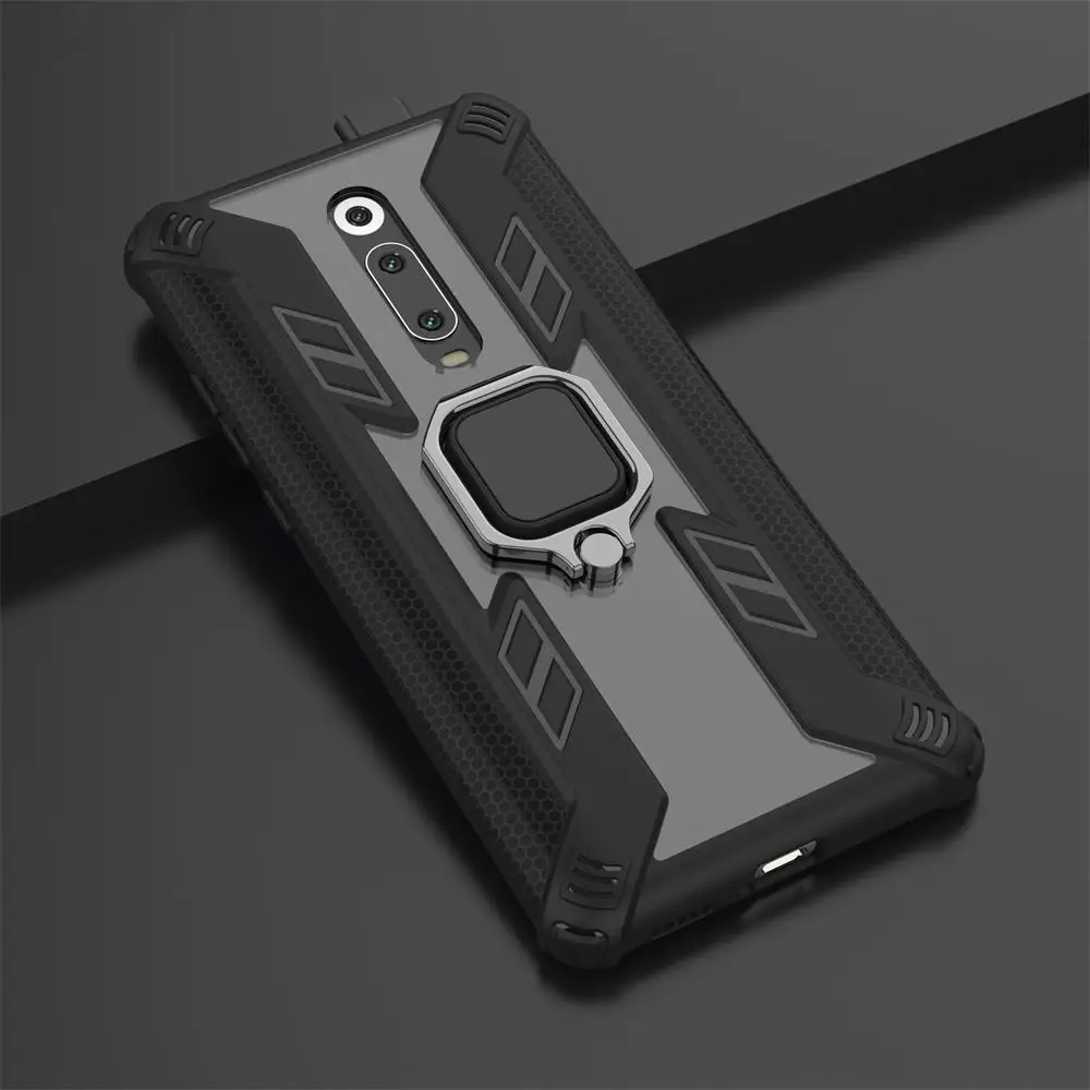 Чехол для Xiaomi Redmi K20 Pro чехол Mi 9T автомобильный магнитный держатель с кольцом