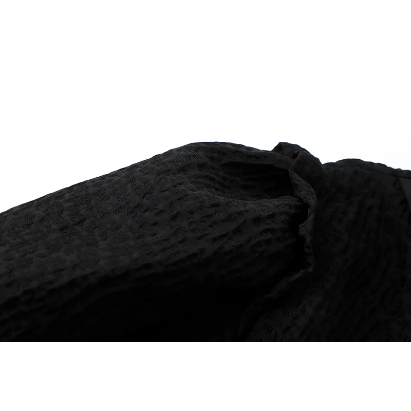 Женское платье-мини с пышными рукавами повседневное черное платье в готическом