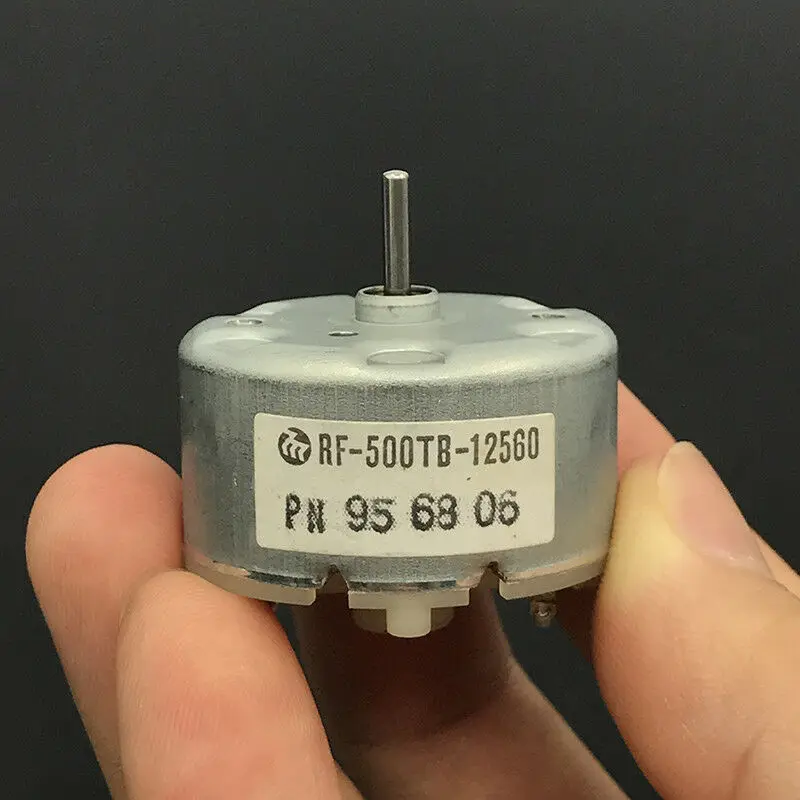 MABUCHI RF-500TB-12560 VCD круглый двигатель DC 5V 6V 9V 3V-12V 5500RPM 32mm диаметр для CD DVD-плеера |