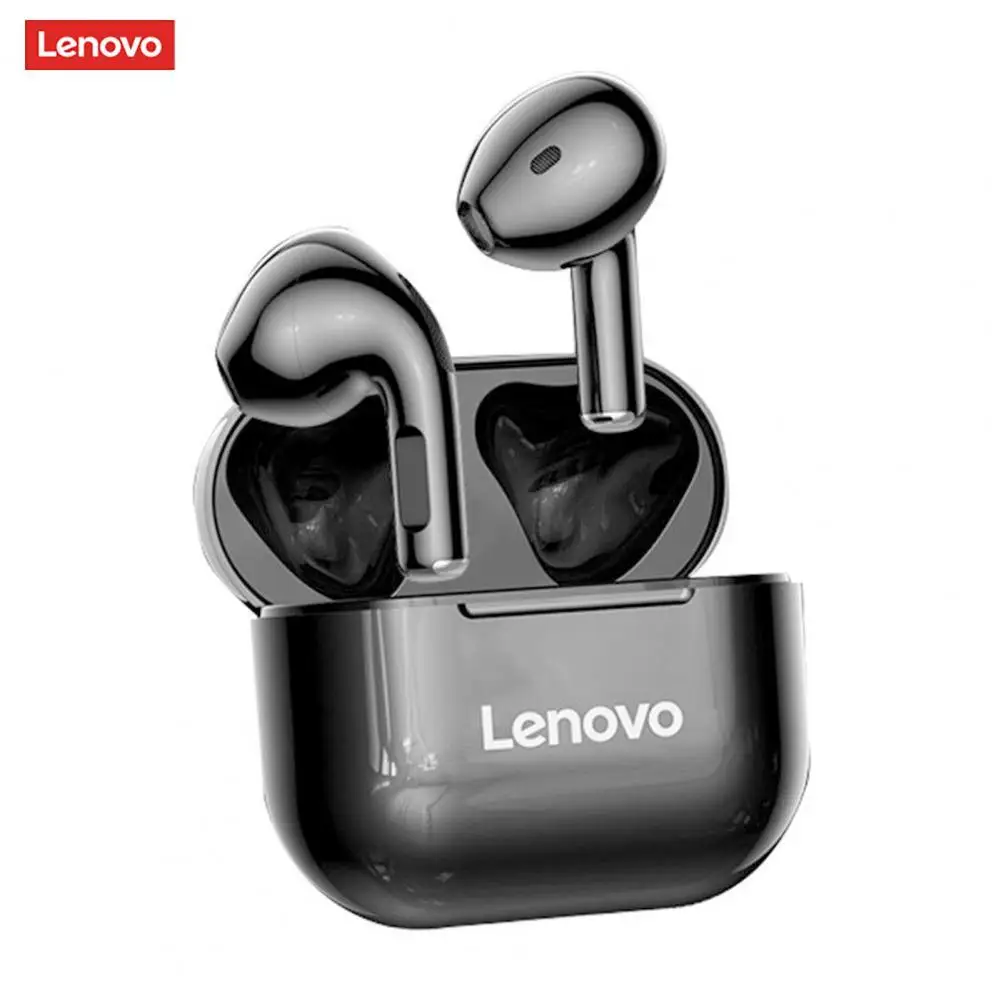

NEW Original Lenovo LP40 TWS Wireless Earphone Bluetooth-5.0 Dual Stereo Noise Reduction Bass Touch Control Long Standby 230mAH