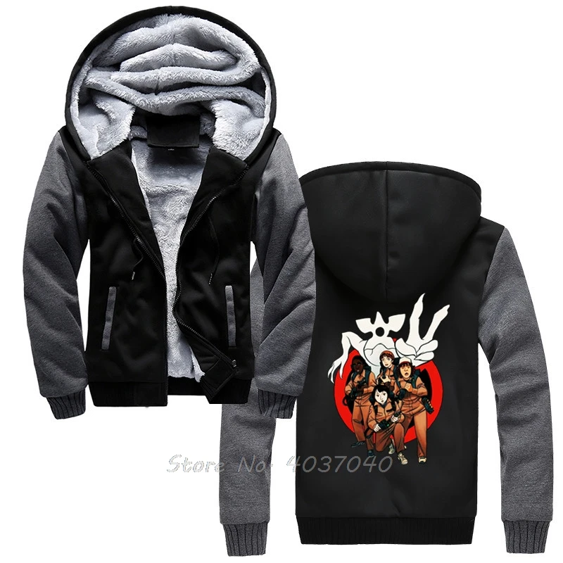 Толстовка мужская с капюшоном очень странные дела | Мужская одежда