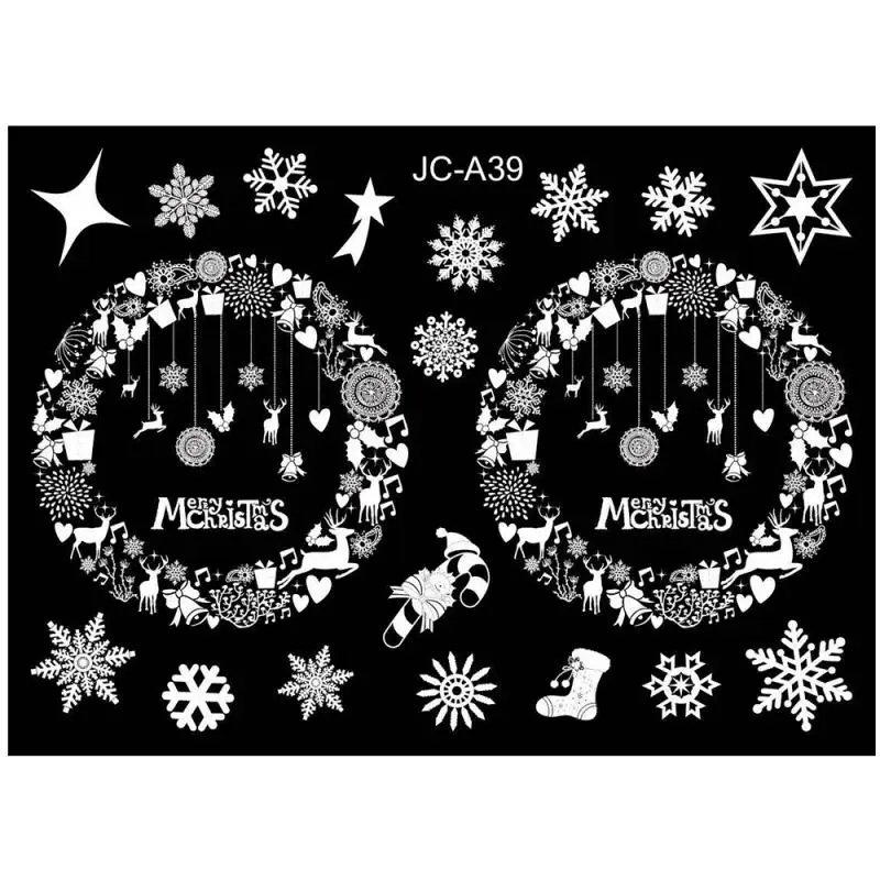 

Christmas Window Stickers Wall Decor Merry Christmas Sticker bedroom wall window Xmas sticker Christmas Decoration For home