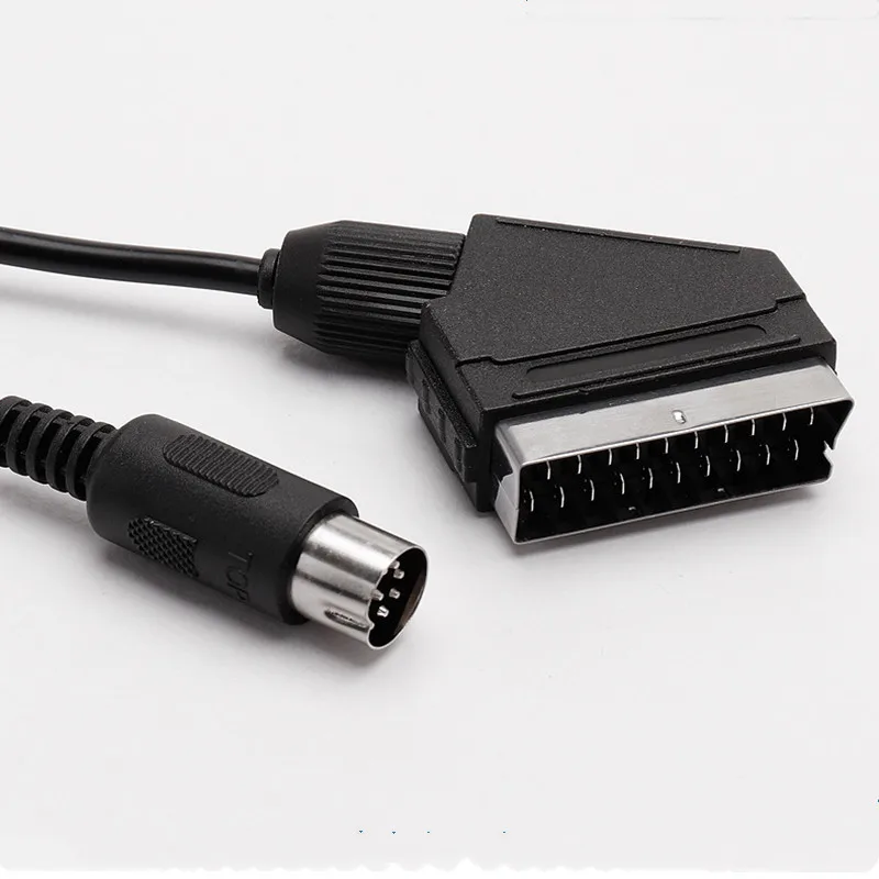 Сменный V-pin Scart-Кабель 1 8 м для Sega Megadrive Genesis Master System RGB AV Scart-кабель |
