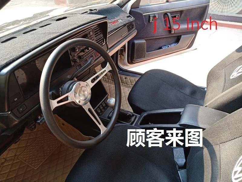 Подходит для Nissan Toyota Santana Jetta классический деревянный руль алюминиевый