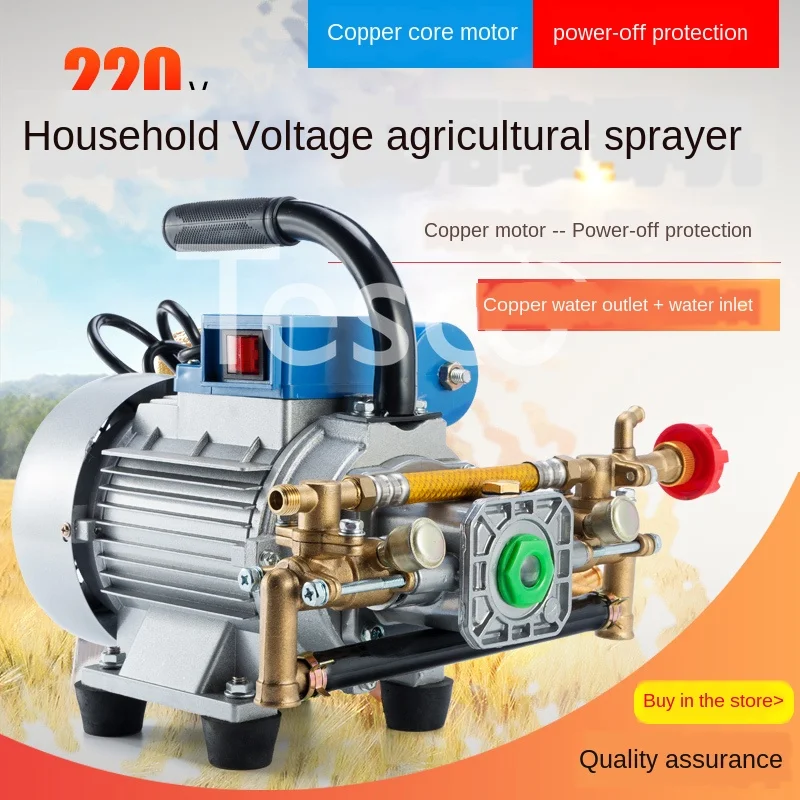 

Garden fight drugs motor plunger pump pesticide machine household 220V electric agricultural fruit trees