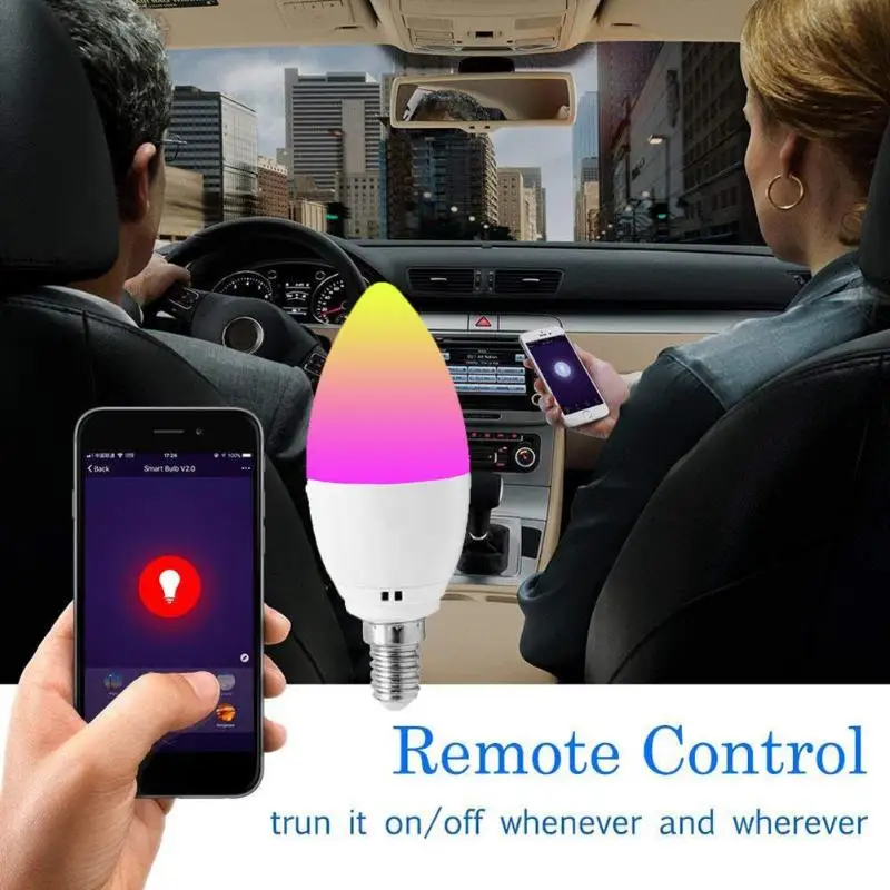 

E14 Wifi Intelligente Licht Rgbw Alexa Google