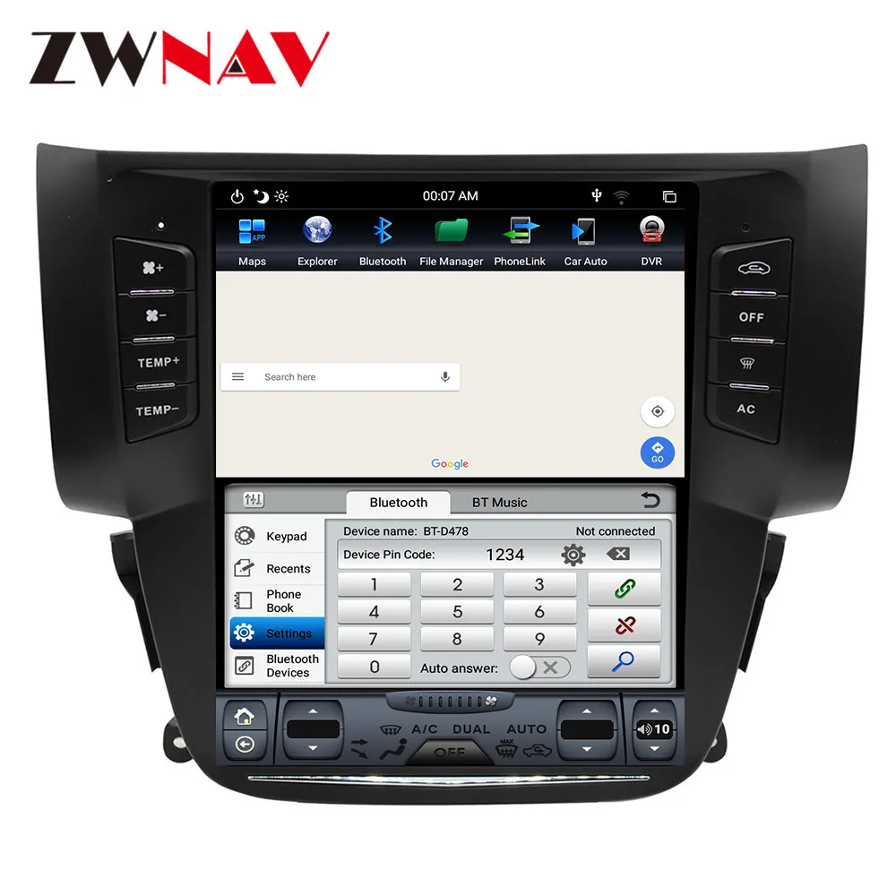 

Android 9 Vertical Tesla For Nissan silphy 2012 + Auto IPS Screen PX6 DSP Car DVD GPS Multimedia Player Radio Audio