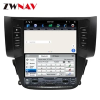 for nissan sylphy serena 2012 2016 tesla style android 9 px6 car radio player gps navigation car auto stereo headunit dvd player