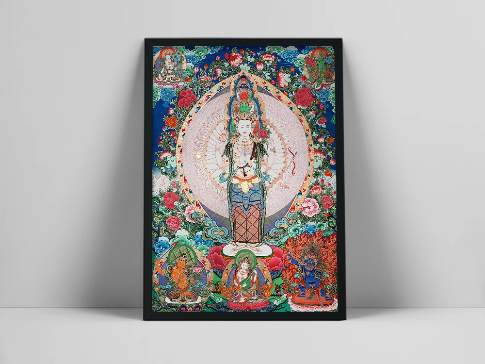 

God Buddha Wall Art Prints Buddha Statue Canvas Painting Buddhism Wall Pictures For Living Room Religious Posters Wall Decor