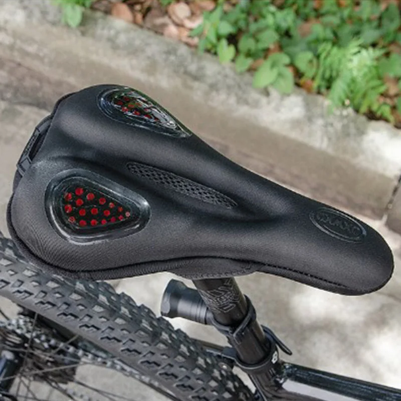 

CXWXC велосипедный 3D чехол для седла, толстый дышащий супер мягкий чехол из жидкого силикона для велосипедной подушки, чехол для телефона