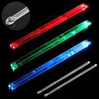 5a led light up drum stick 3 colors luminous drum sticks set noctilucent glow stage performance fluorescent jazz drumsticks