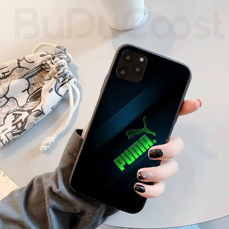 

Diseny Luxury brand Puma Phone Case for iphone 11 12 Pro 11 Pro Max X XS XR XS MAX 8plus 7 6splus 5s se 7plus SE 2020 case