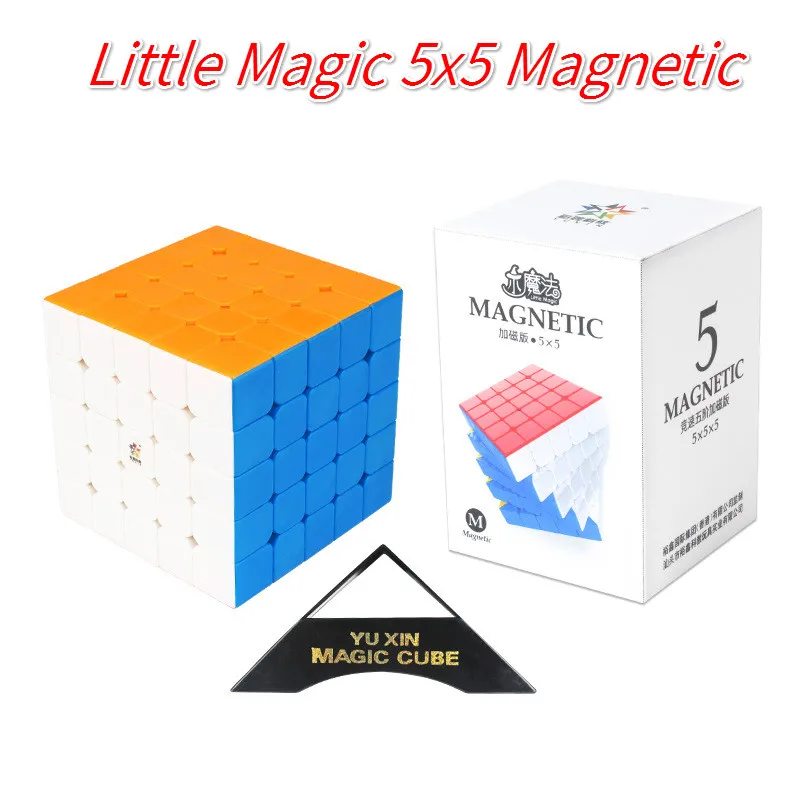 Yuxin Little Magic 5x5x5 Magnetic Cube Stickerless Puzzle Toys for Beginner Speedcube Children Kids Cubo Magico Gift | Игрушки и хобби