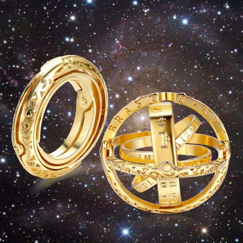 Новинка пара астрономическая Сфера шар палец кольцо подвеска любовник ювелирное