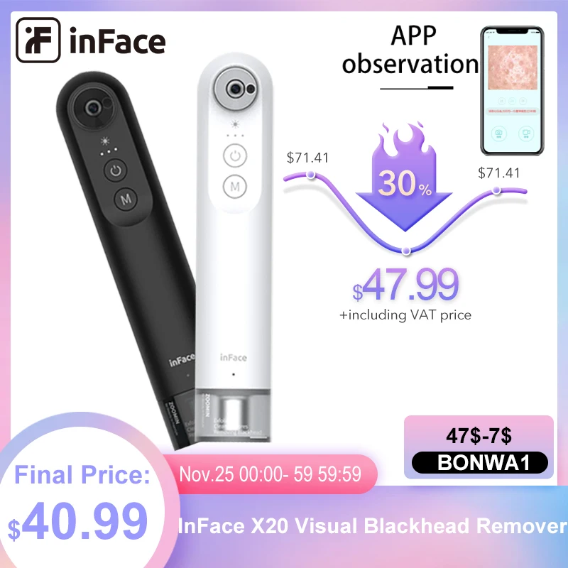 ( CODE: ITSFRIDAY400  3500руб-400руб ) Инструмент для удаления черных точек InFace X20