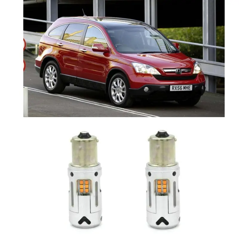 

Car Accessories Front Rear Turn Signal Light For Honda CRV 3 mk3 III RE SUV / CRV Mk2 RD SUV Error Free Canbus 2640LM