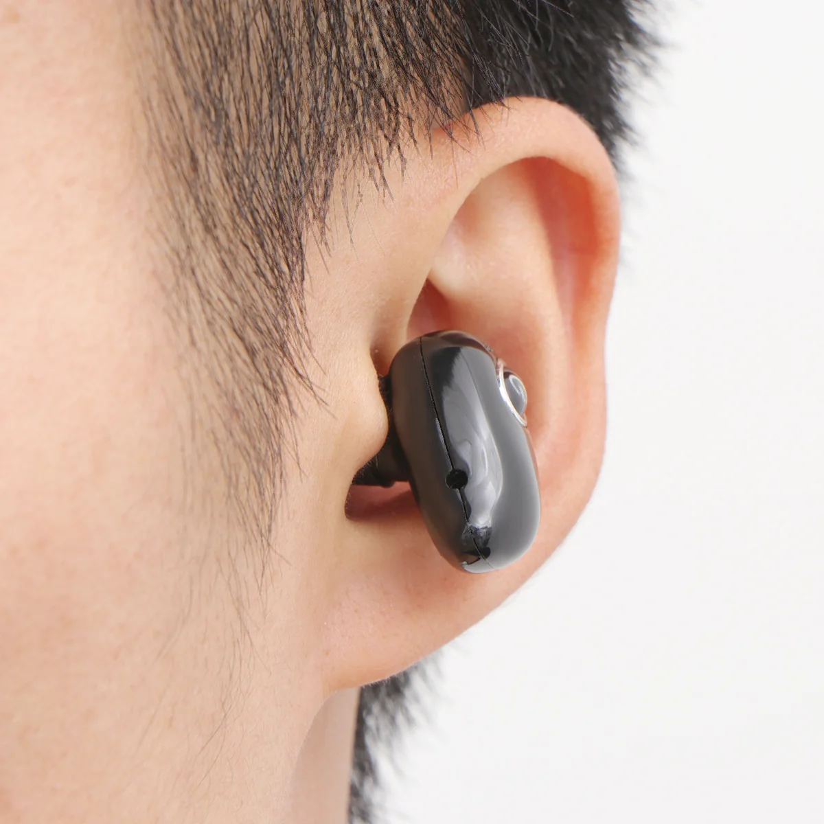 

Mini Wireless Earbuds In-ear 5.0 Headphones Built-in Microphone without Charging Box (Black)