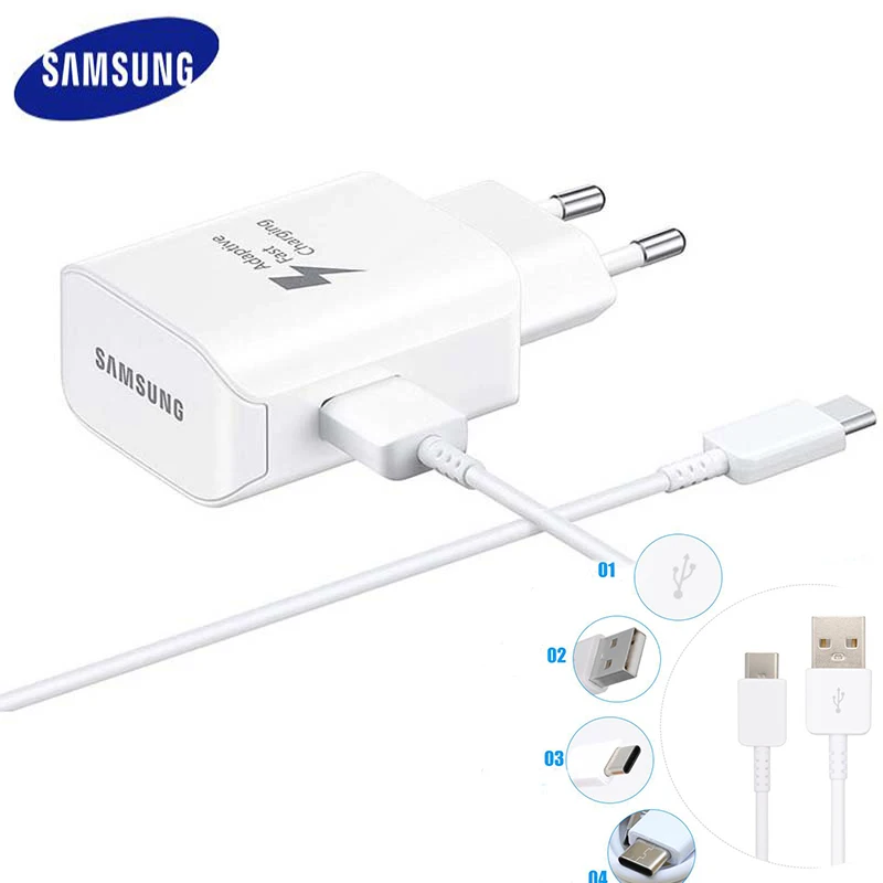 25 Вт Samsung адаптивный адаптер для быстрой зарядки AFC USB 3 0 Type C кабель передачи