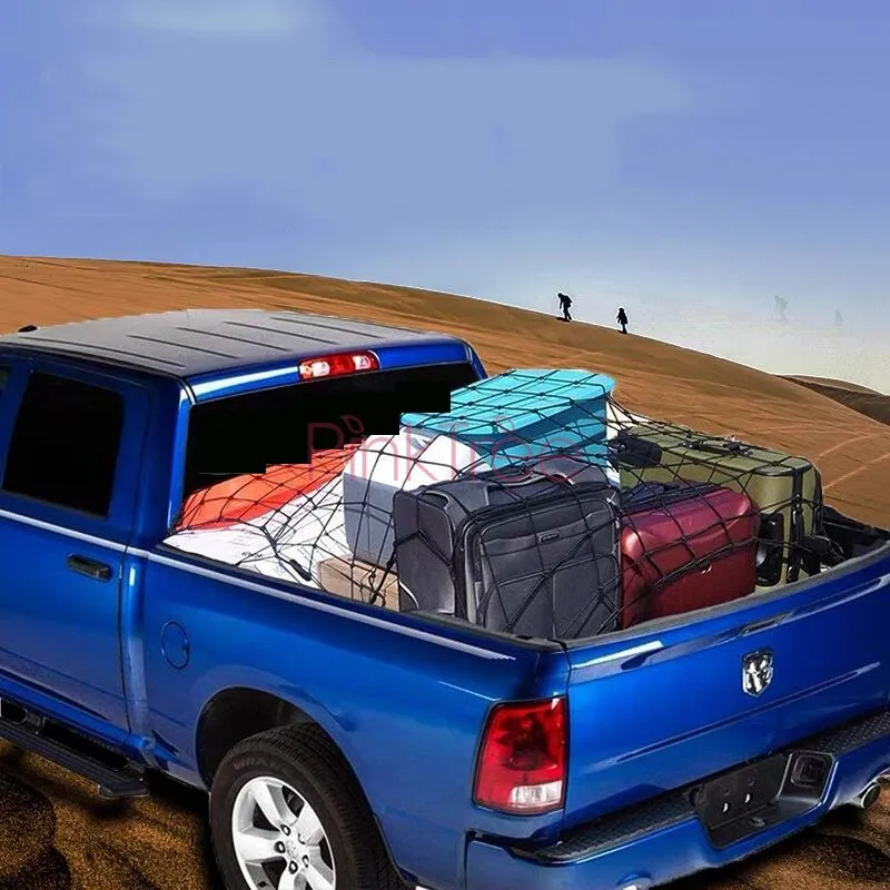 

Car Pick-up Trucks Luggage Carrier Cargo Basket Elasticated Net Cargo Net Car Trunk Net For Isuzu DMAX D Max