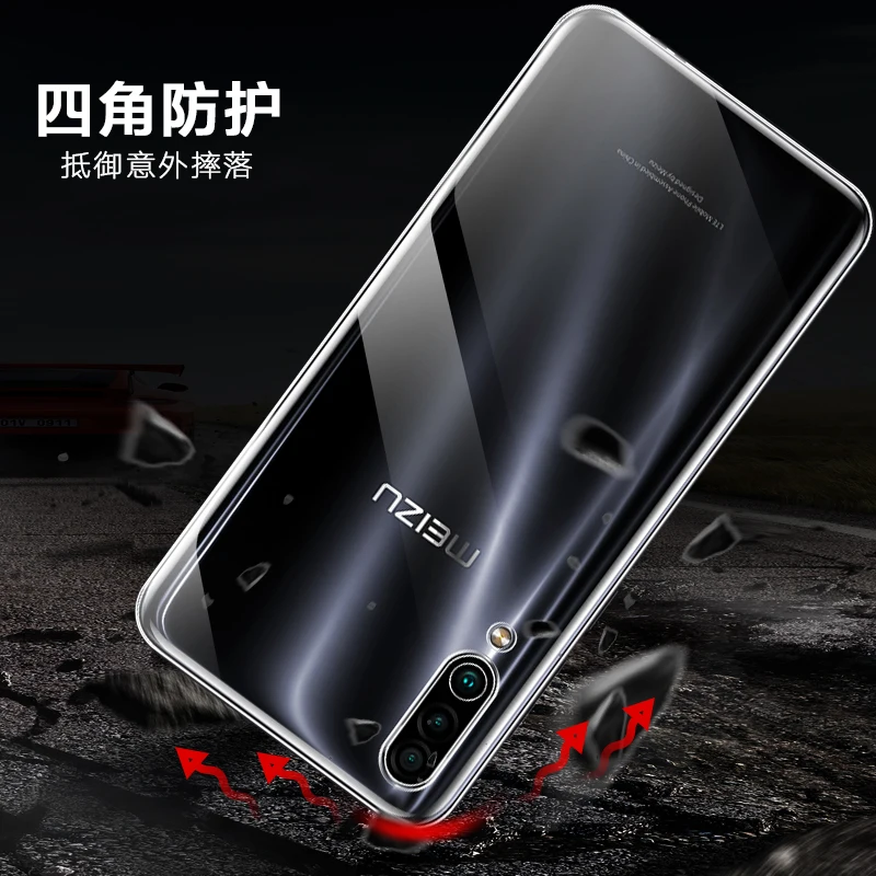 Чехол из ТПУ для Meizu 16Xs 16 Xs чехол прозрачного силикона телефона M926Q прозрачный