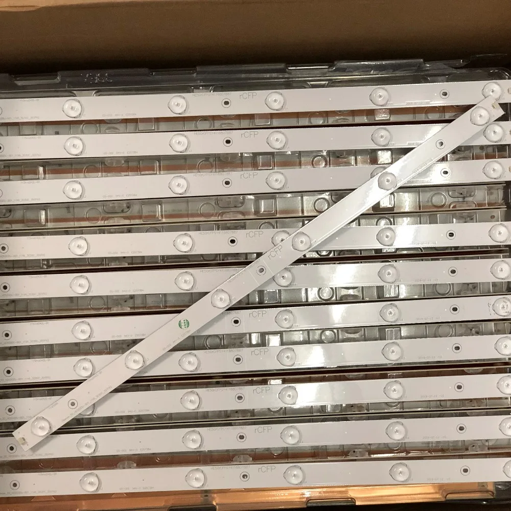 New 11 PCS/set 6LEDs 503mm LED backlight strip for Hi sense HD500DU-B01 RSAG7.820.6311/ROH LED50EC620CA