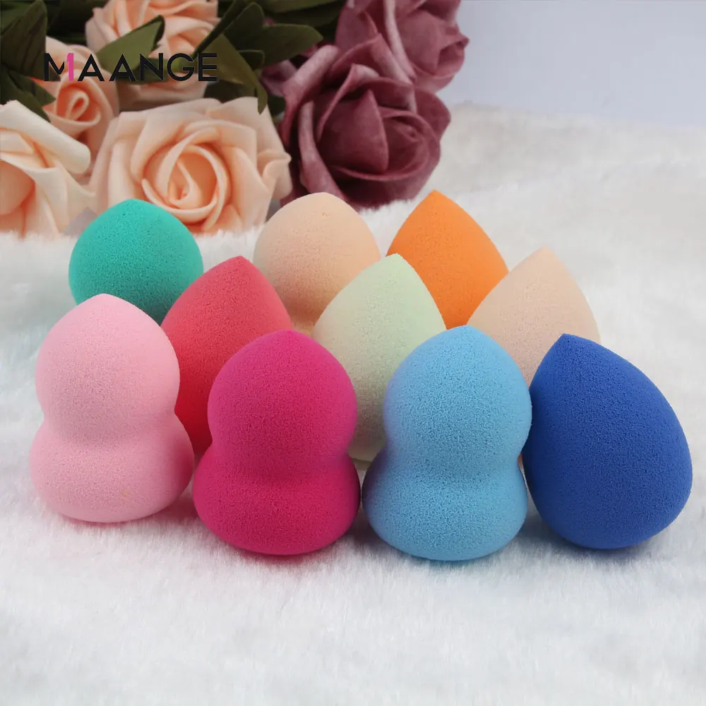 MAANGE 5 Pcs Макияж Губка-аппликатор макияжа мягкие губки для растушевки пудры