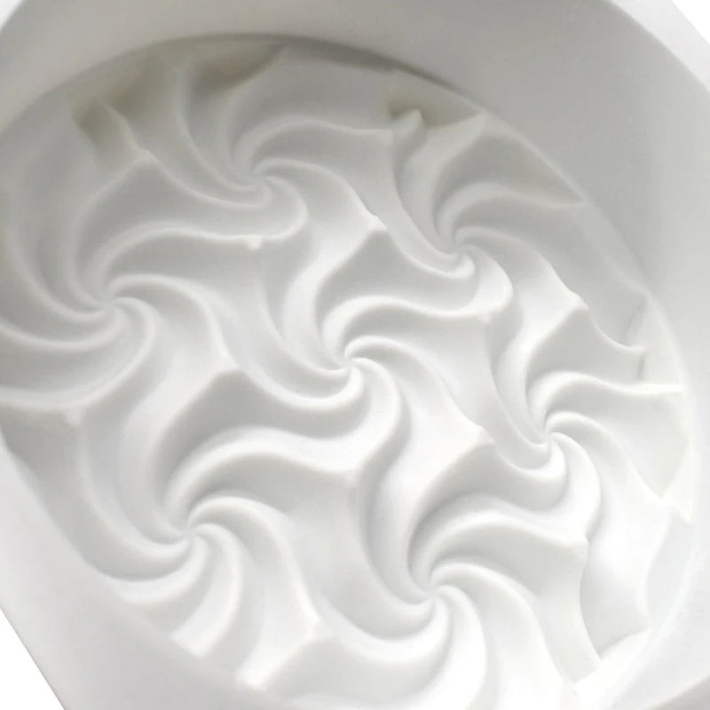 

Ruffled Surface Mousse Cake Mold DIY Wavy Round Shape Chiffon Sponge Cake Mould Truffle Dessert Baking Tool