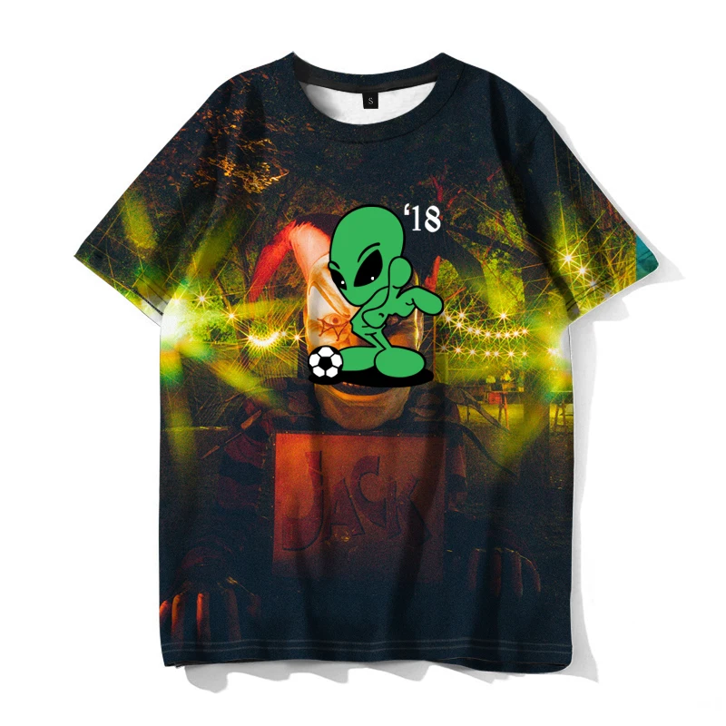 

Fashionable men and women T-shirt personality casual T-shirt handsome hip-hop street clothing tops