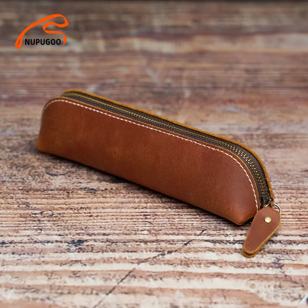 Винтажный чехол для ручки из натуральной кожи футляр карандашей в стиле ретро