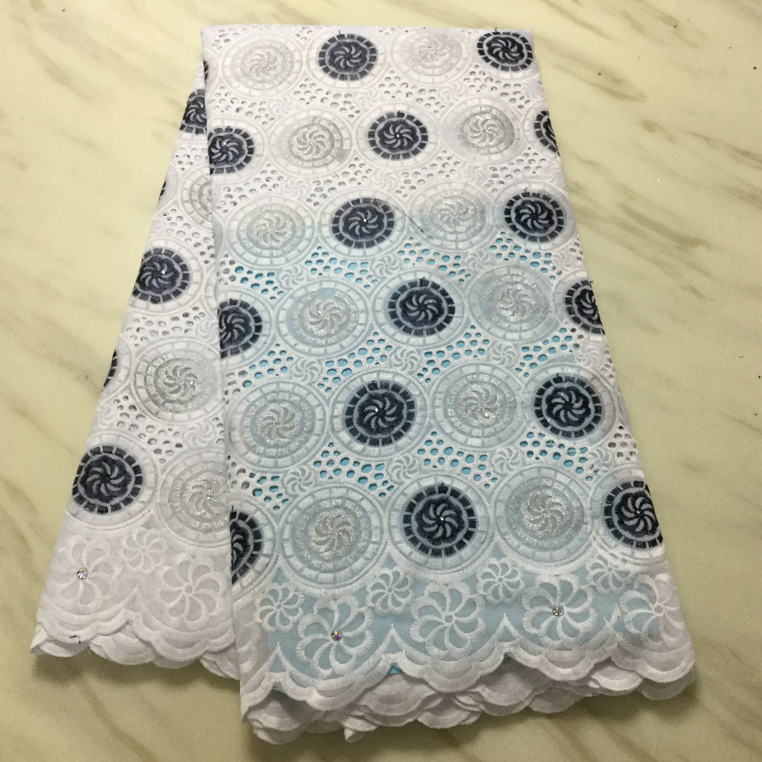 Роскошная нигерийская гипюровая кружевная ткань 2020 высокого качества Свадебный