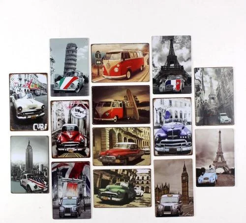 Немецкая овчарская собака ЗНАК Забавный металлический знак Предупреждение