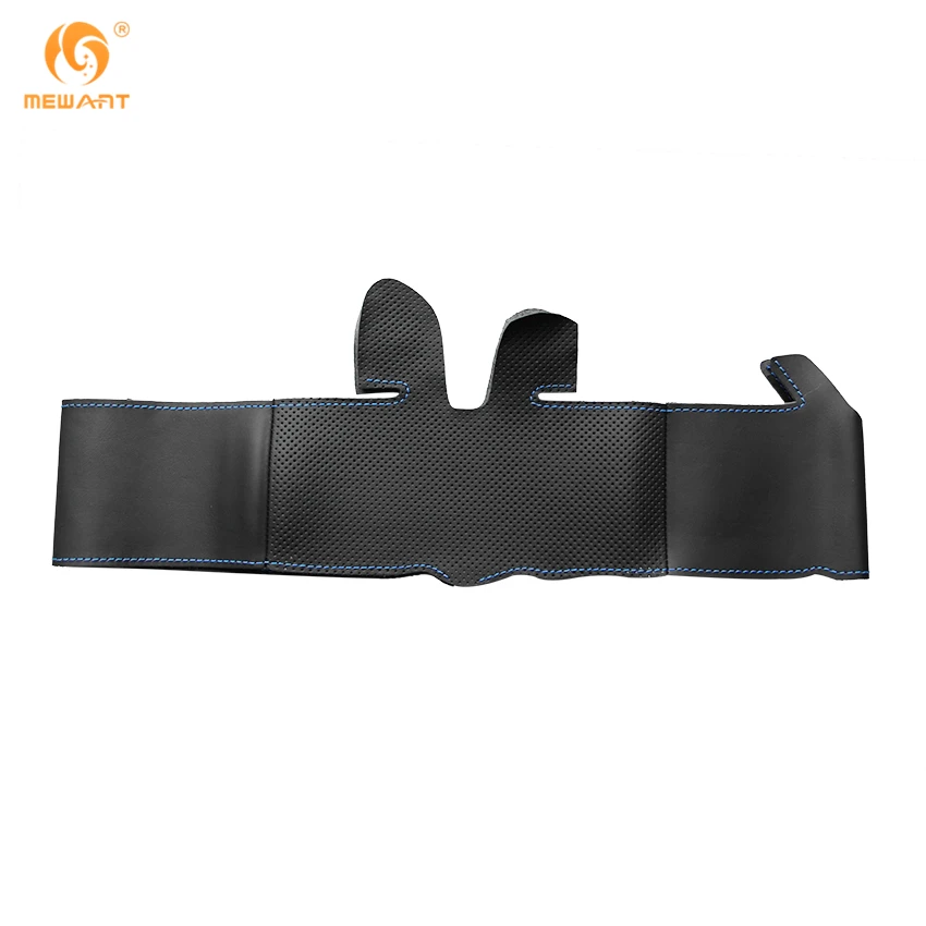 MEWANT черный чехол рулевого колеса автомобиля из натуральной кожи для Honda Fit