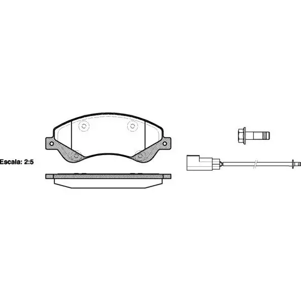 Disc pads. \ Ford Transit/Tourneo Connect 2.2TDCi 06 REM | Автомобили и мотоциклы