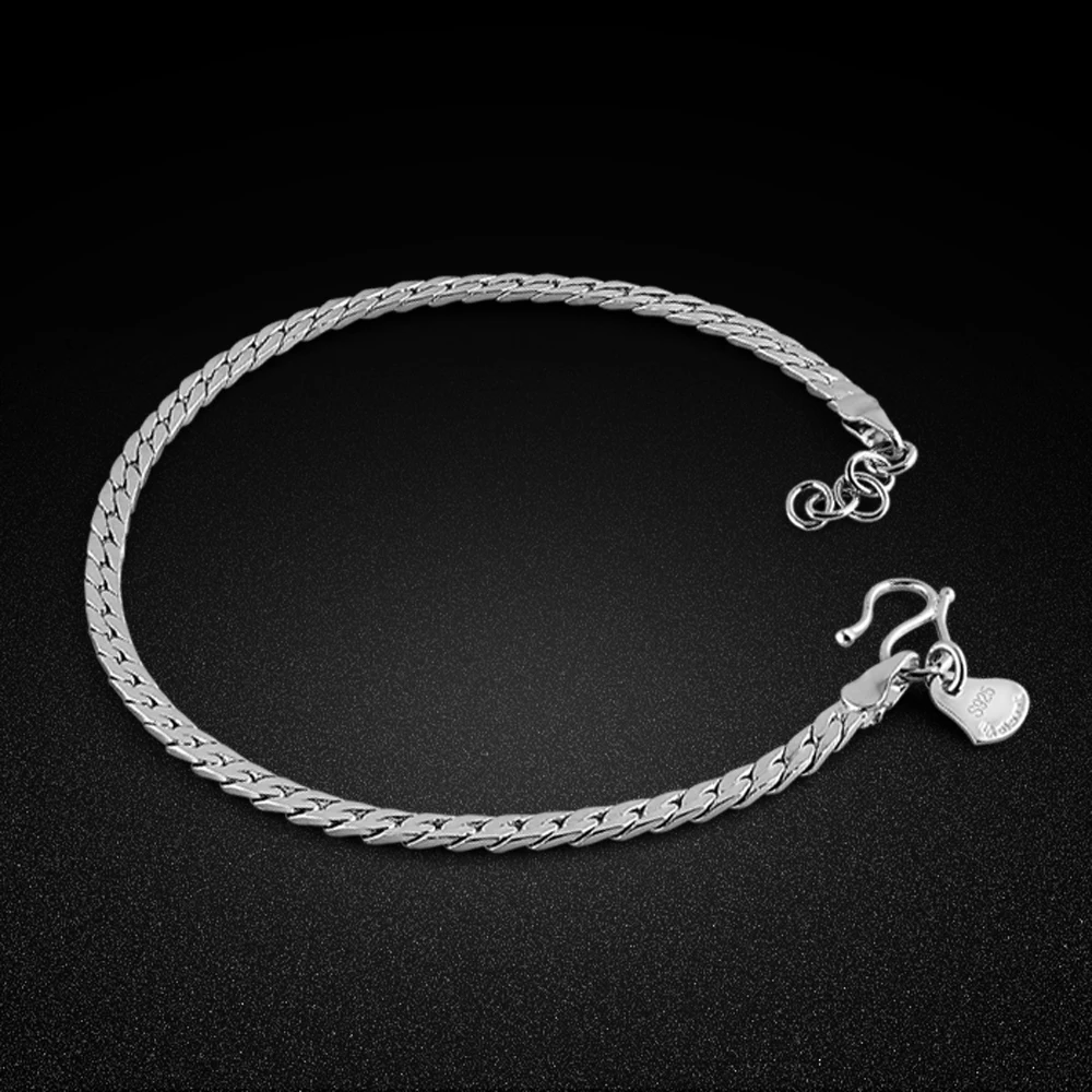 Мужской браслет из серебра 925 пробы 3 5 мм|men bracelet silver|chain braceletsilver chain |