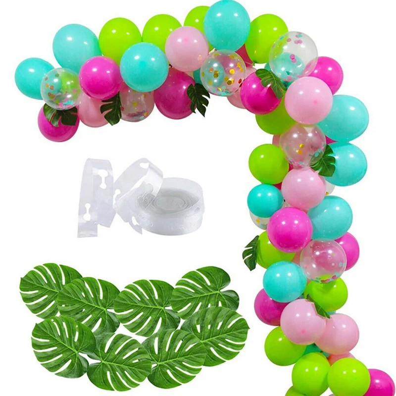 

Hawaiian Tiki Garden Party Balloon Arch Decoration Kit - Includes 70 Balloons