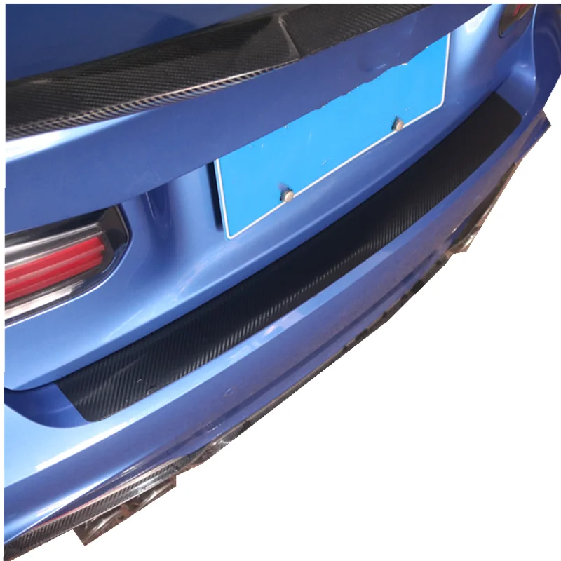 Наклейка на бампер для багажника автомобиля из углеродного волокна Alfa romeo Milano 159