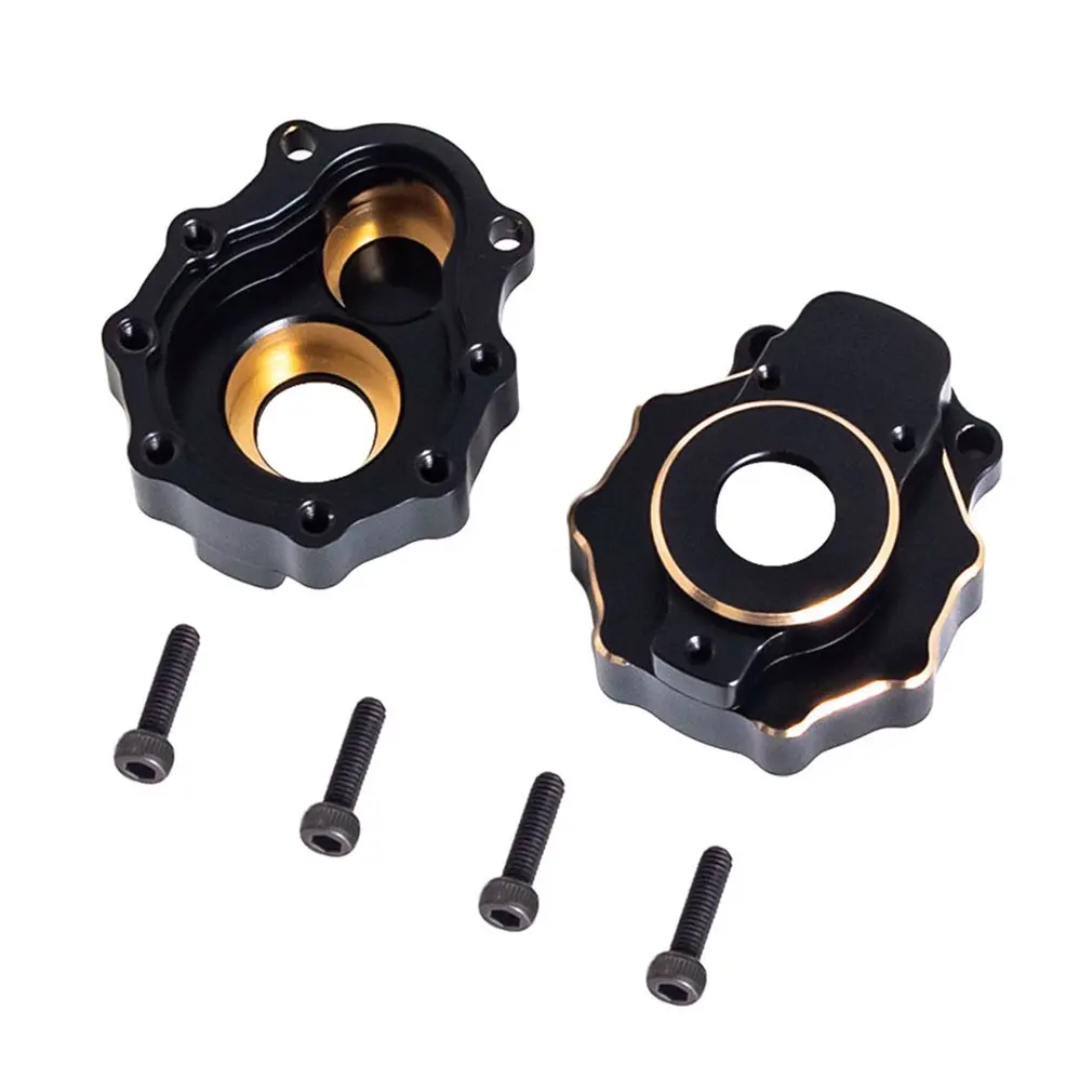

Counterweight Portal Drive Housing Heavy Black Coating Brass For 1/10 RC Crawler Car Traxxas TRX4 TRX6 Upgrade Parts
