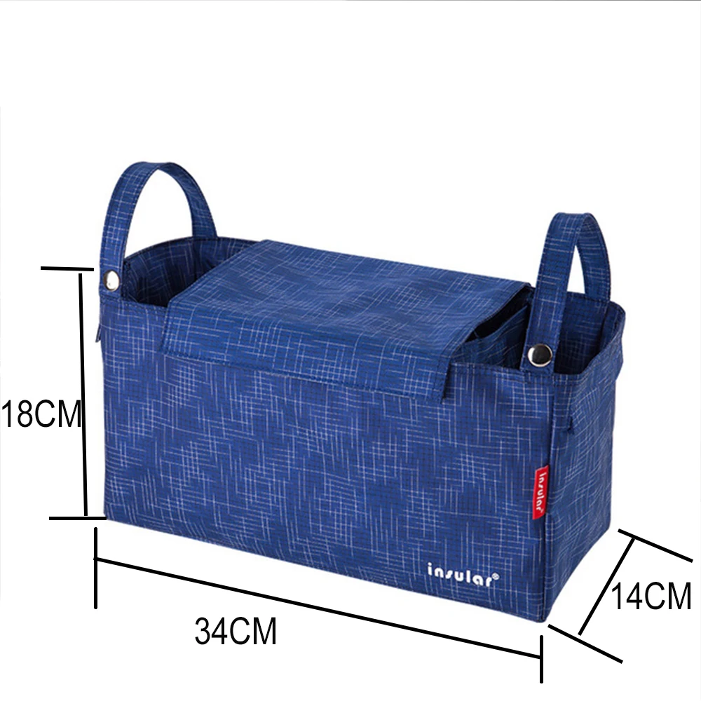 

INSULAR Stroller Organizer Bag Baby Diaper Bag Thermal Insulation Bags for Parents Mommy Strollers Organizer Storage Diaper Bag