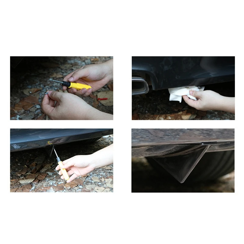 

Spoiler Car Back Bumper Universal Car Rear Bumper Lip Diffuser Shark Fin