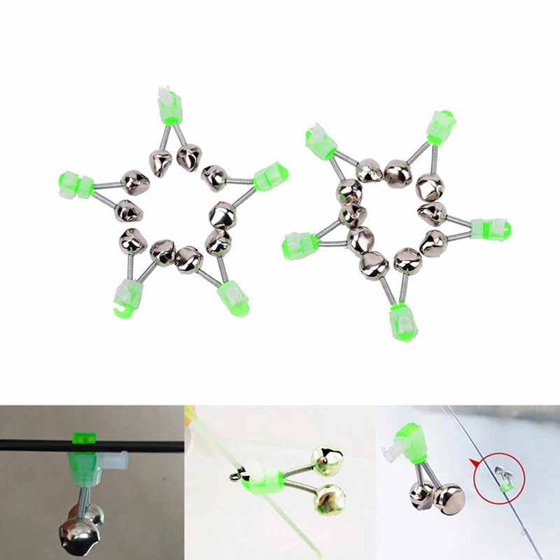 1 шт. сигнализационная сигнализация на удочку зажим для удочки наконечника