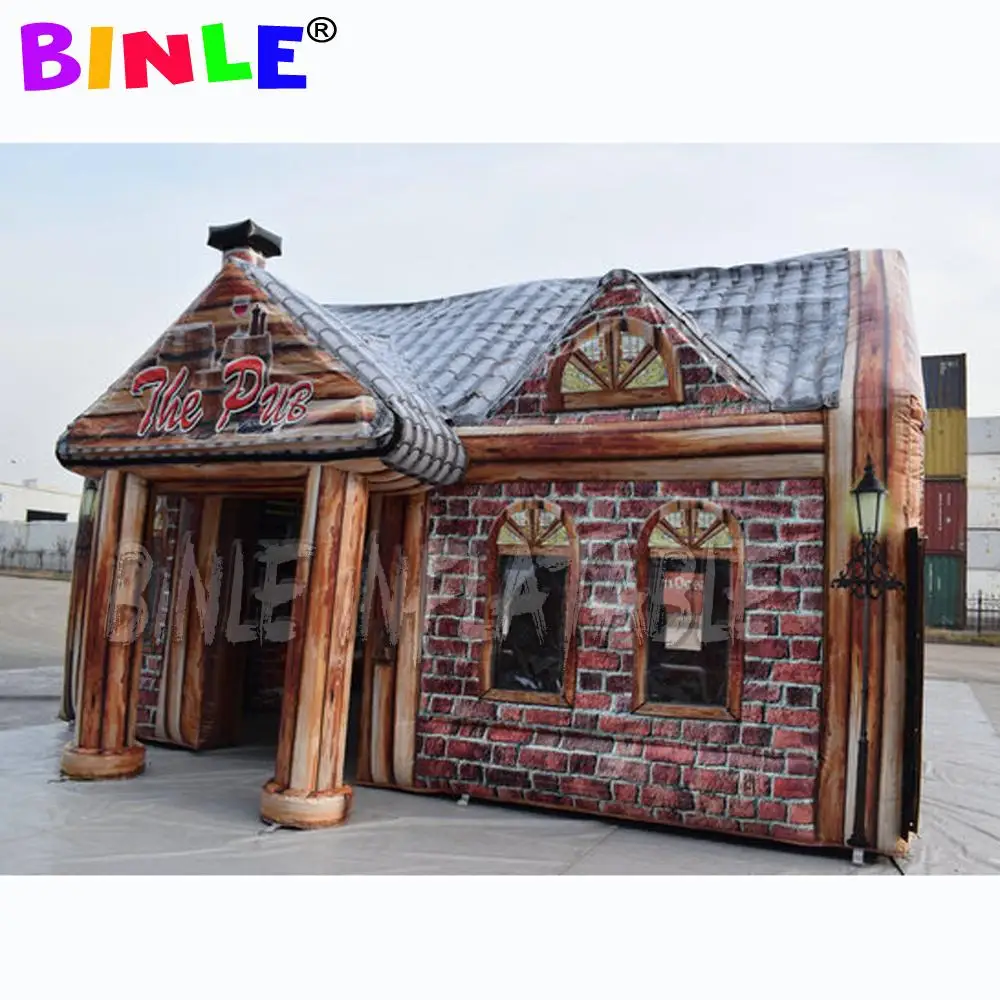Bestellen Spezielle Aussie 8x6x5 Mhz Riesen Aufblasbare Pub Aufblasbare Tiki Hütte Bar Ausstellung Luft Haus Zelt Mit Muntifunctional Verwenden