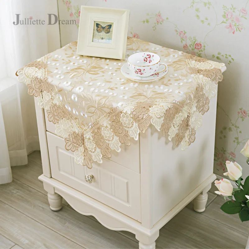 Популярная европейская круглая скатерть качественная пряжа столовая коврики