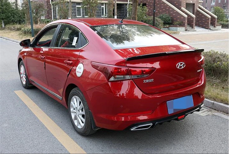 Спойлер для заднего крыла автомобиля задний спойлер Hyundai Verna 2017 цвет грунтовки