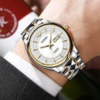 classic men mechanical wristwatches fashion business automatic watch tungsten steel strap luxury sapphire watches for men reloj