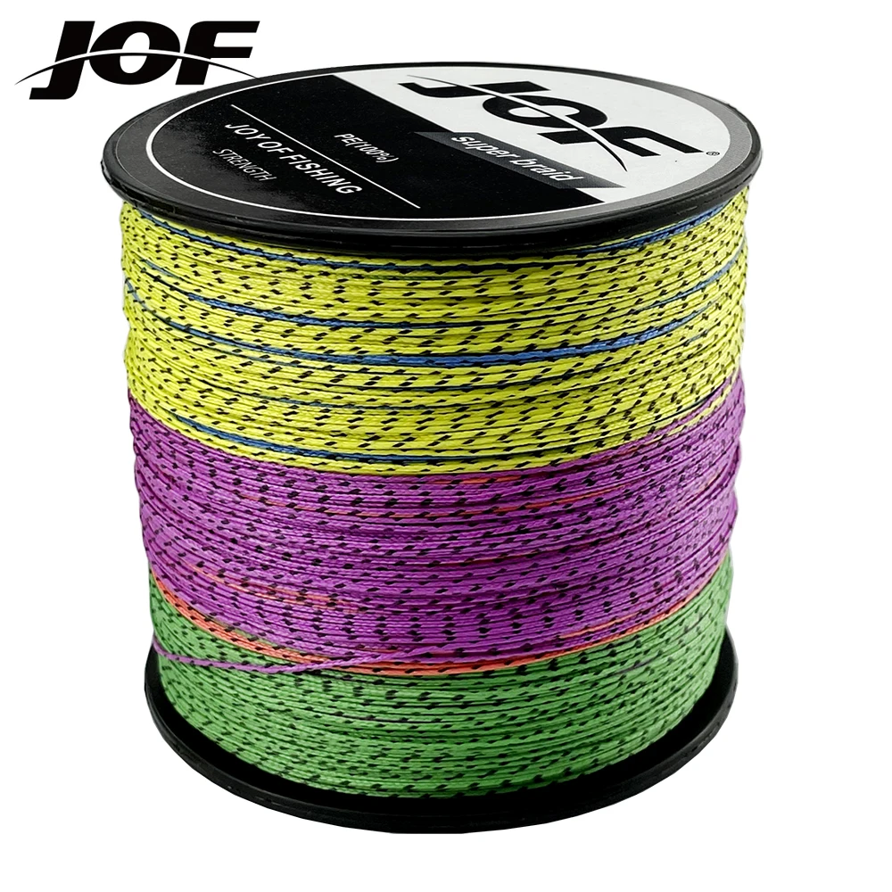 

JOF 300M Fishing Line 8 Strands Spot Camouflague Multifilament Fishing PE Line Strong Braided Wire 18-96LB